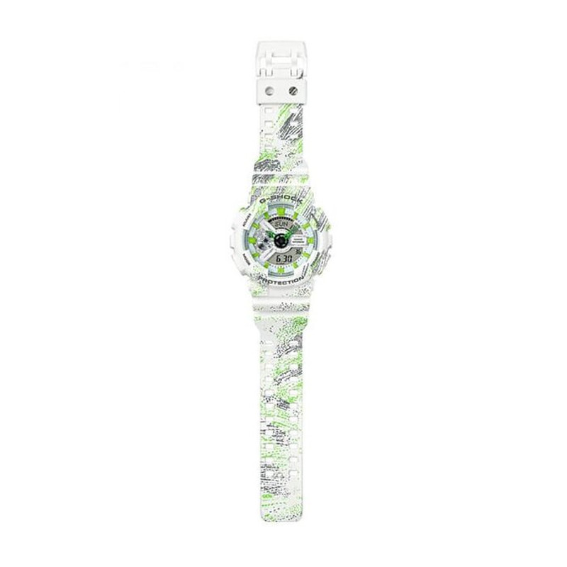 G-shock Digital Analog Dial White Mist Texture Resin Strap foto 2