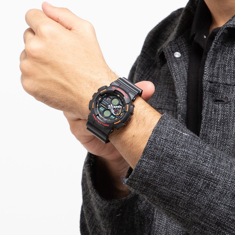 G-shock Digital Analog Dial Black Resin Strap foto 2