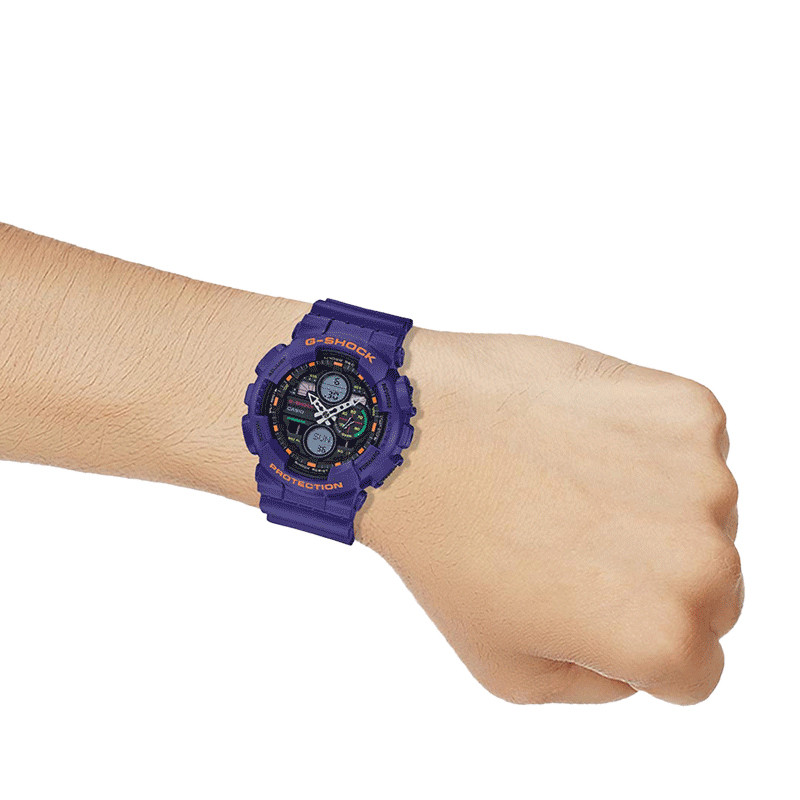 G-shock Digital Analog Dial Purple Resin Strap foto 4