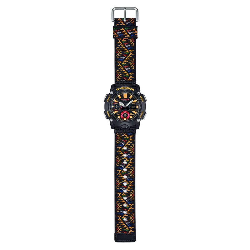 JAM TANGAN  CASIO G-shock Bhutan Textile Traditional Pattern [LIMITED]