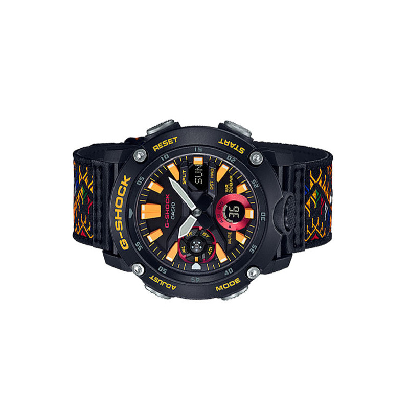 JAM TANGAN  CASIO G-shock Bhutan Textile Traditional Pattern [LIMITED]