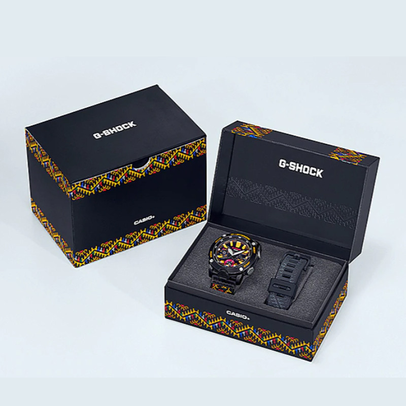 JAM TANGAN  CASIO G-shock Bhutan Textile Traditional Pattern [LIMITED]