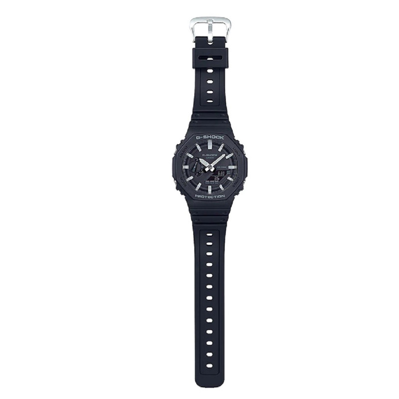 JAM TANGAN  CASIO G-shock Digital Analog Dial Black Resin Strap