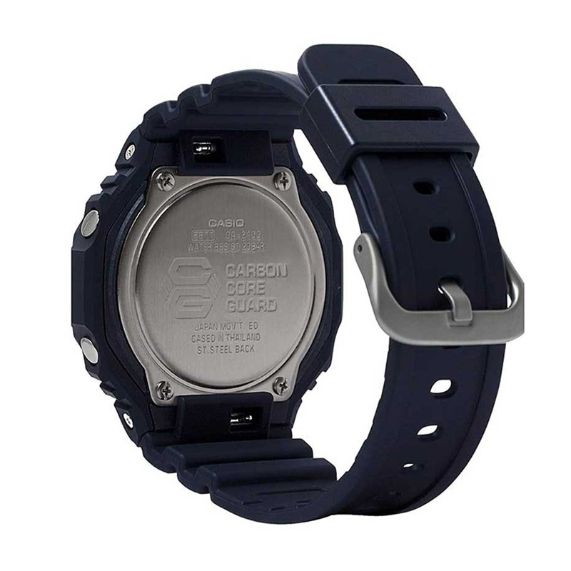 JAM TANGAN  CASIO G-shock Digital Analog Dial Black Resin Strap