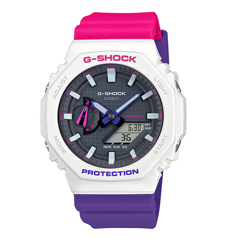JAM TANGAN  CASIO G-shock Digital Analog Dial Dual Tone Resin Strap