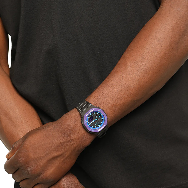 G-shock Special Colour Digital Analog Dial Black Resin Strap foto 3