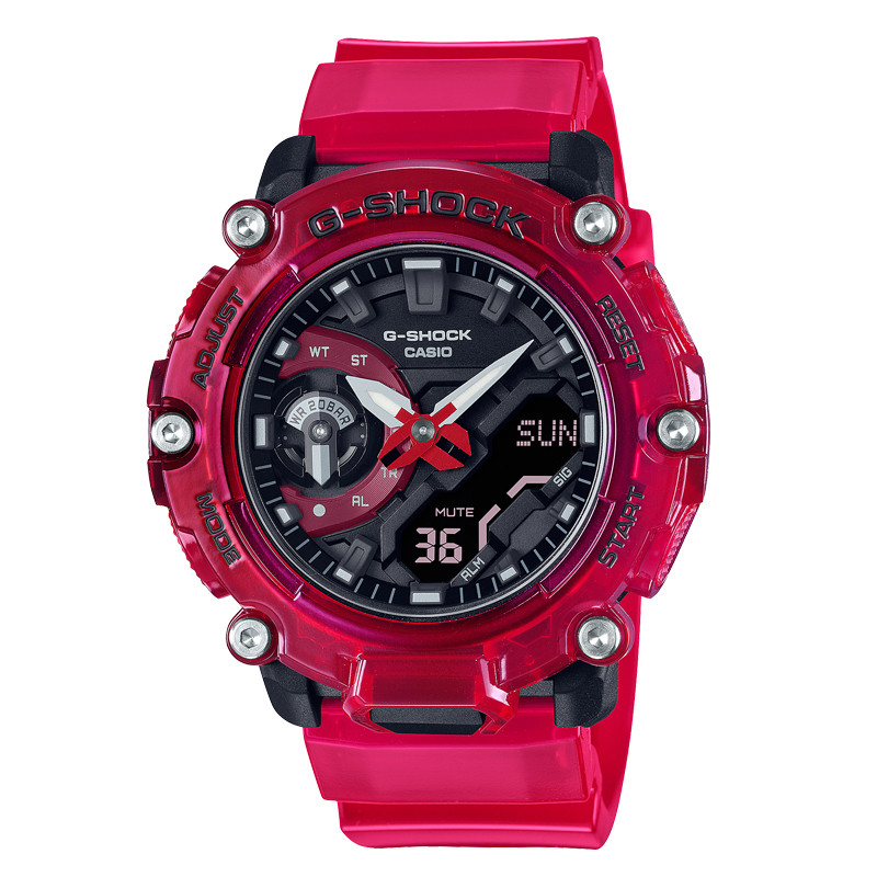 JAM TANGAN  CASIO G-Shock Sound Wave Series Translucent Resin Band