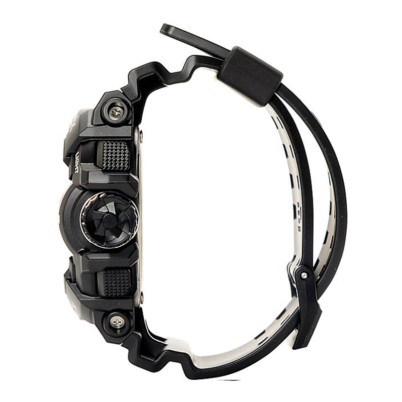 JAM TANGAN  CASIO G-shock Digital Analog Dial Black Resin Strap 