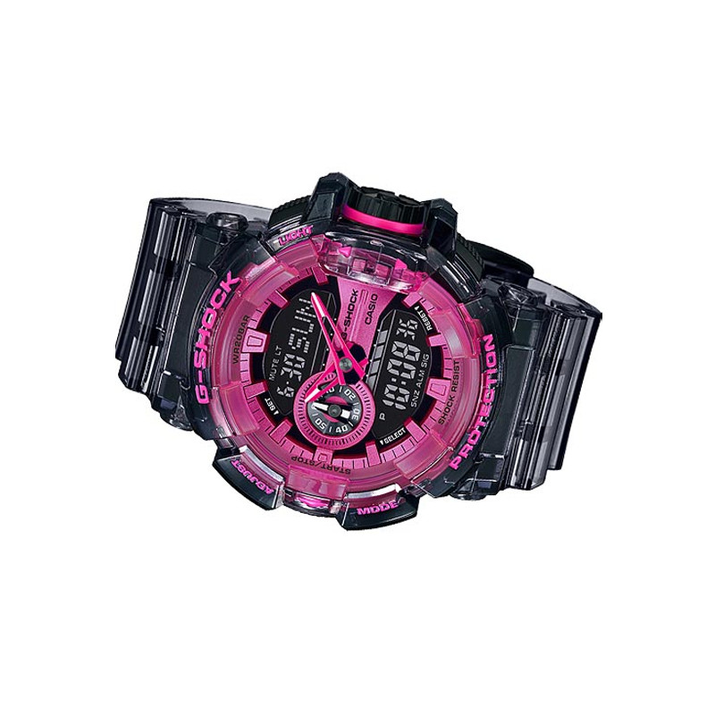 JAM TANGAN  CASIO G-shock Special Color Digital Analog Dial Grey Resin Strap