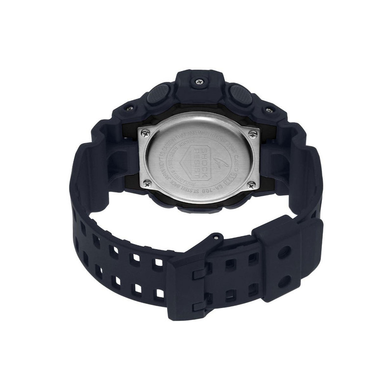 JAM TANGAN  CASIO G-shock Digital Analog Dial Black Resin Strap