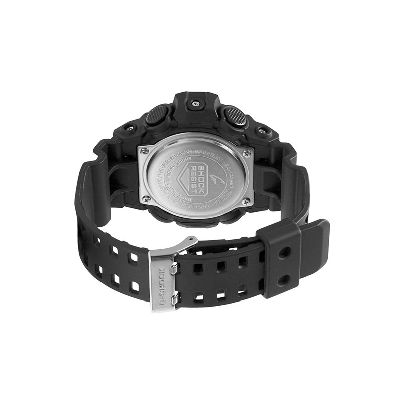 JAM TANGAN  CASIO G-shock Adrenaline Red Digial Analog Dial Black Resin Strap