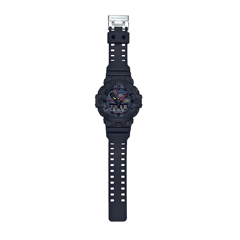 G-shock Digital Analog Tokyo Streets Scenes Dial Black Resin Strap foto 2