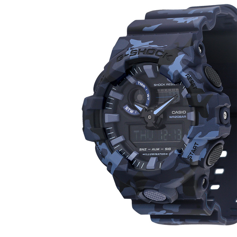 G-Shock Woodland Camouflage Shock Resistant Resin Band foto 2