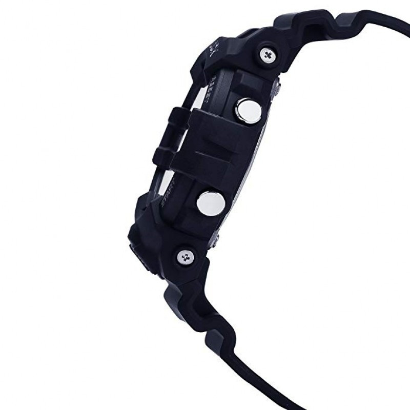 JAM TANGAN  CASIO G-shock Digital Analog Dial Black Resin Strap