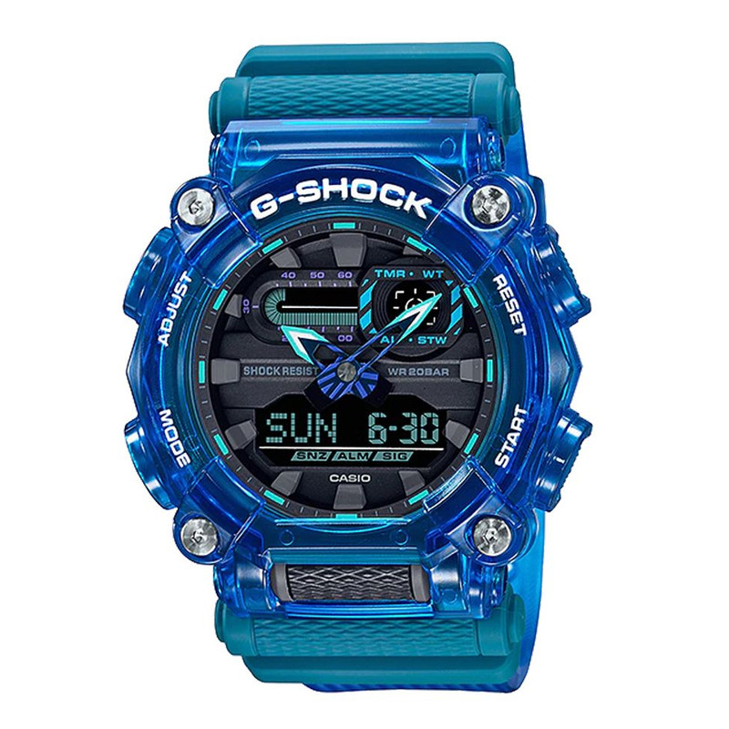 JAM TANGAN  CASIO G-Shock Sound Wave Series Translucent Resin Band