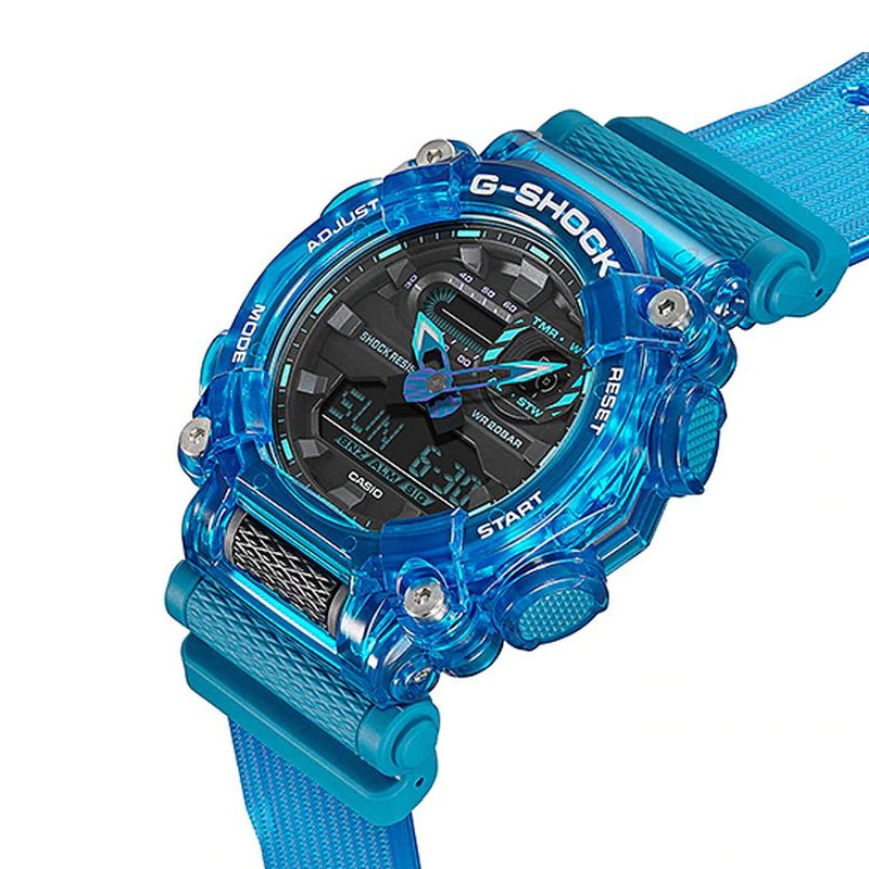 JAM TANGAN  CASIO G-Shock Sound Wave Series Translucent Resin Band
