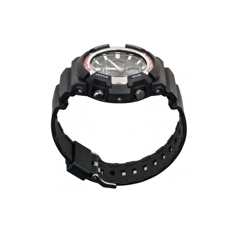 JAM TANGAN  CASIO G-shock Digital Analog Display Dial Black Resin Strap 