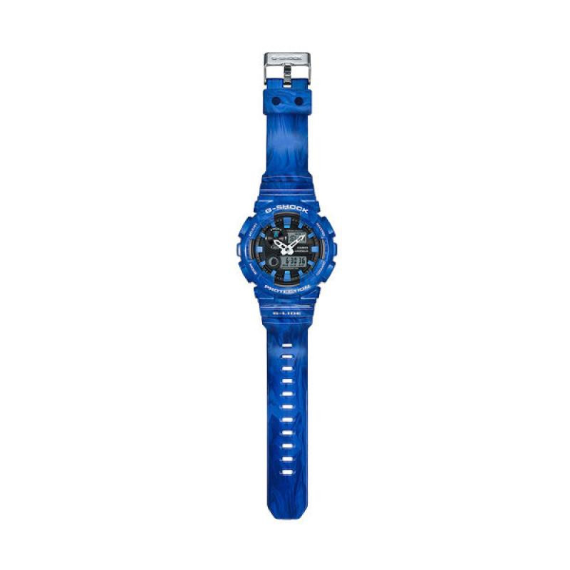 G-shock G-Lide Digital Analog Dial Blue Resin Strap foto 2
