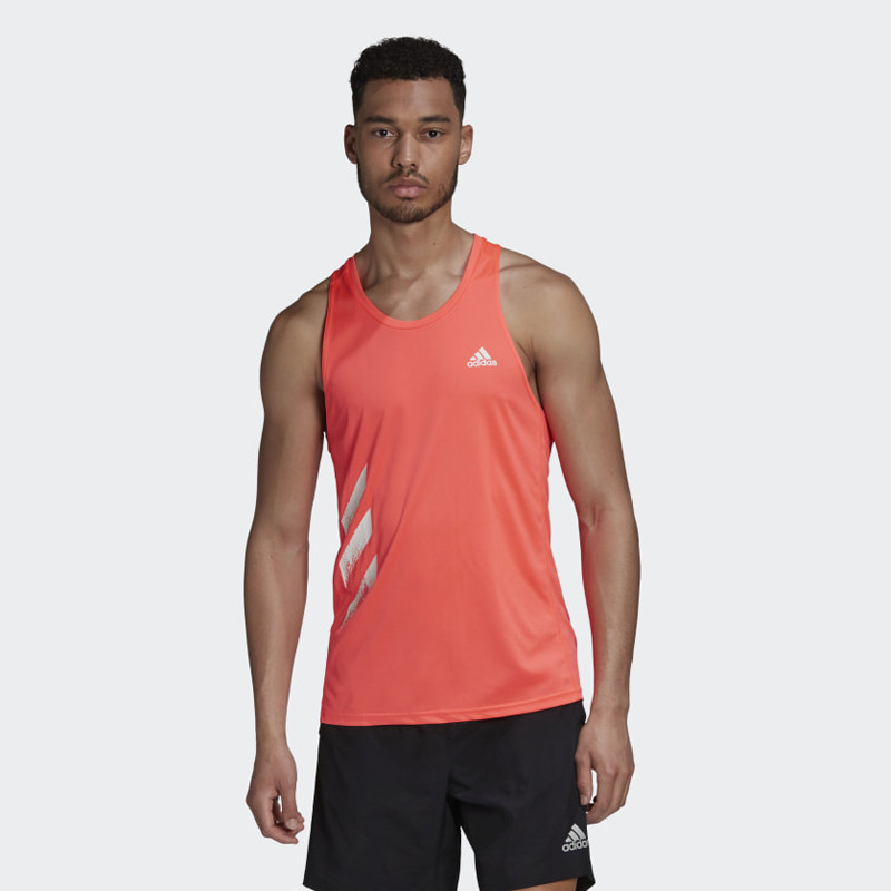 BAJU LARI ADIDAS Own The Run 3-Stripes Pb Singlet