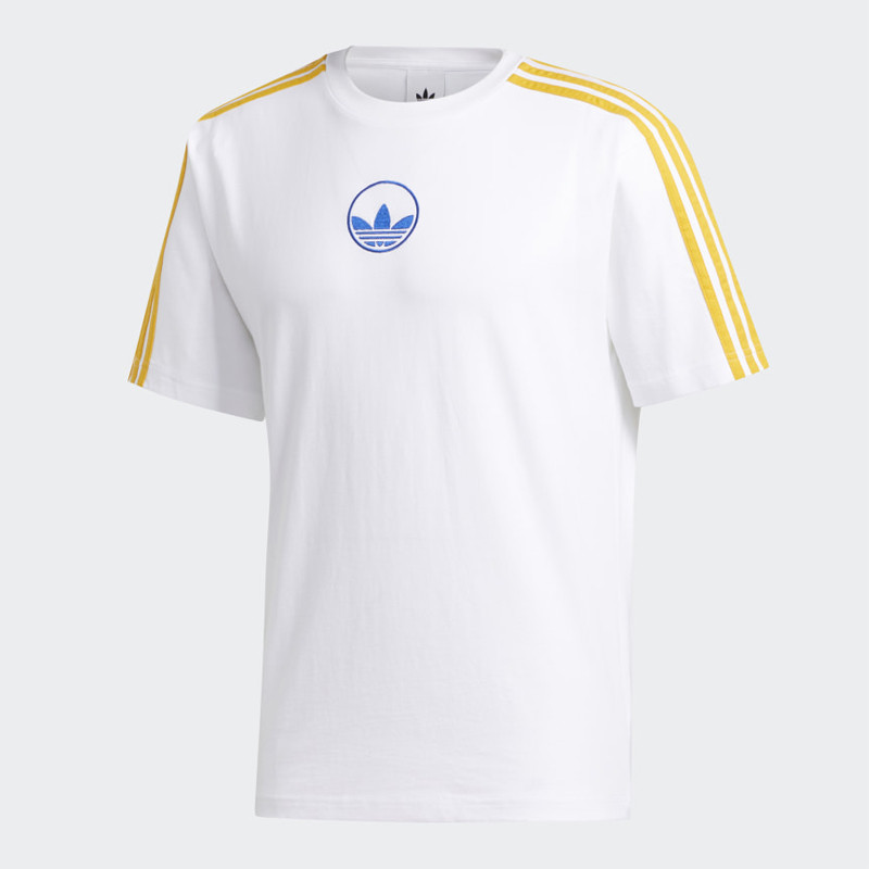 BAJU SNEAKERS ADIDAS 3 Stripes Circle Trefoil Tee