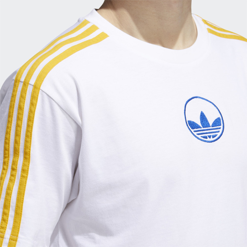 BAJU SNEAKERS ADIDAS 3 Stripes Circle Trefoil Tee
