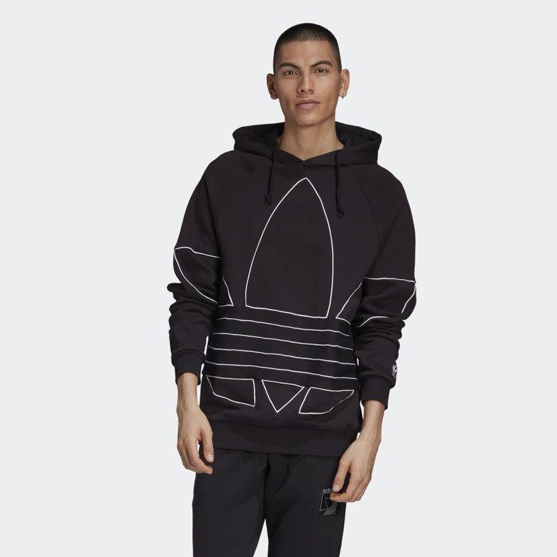 BAJU SNEAKERS ADIDAS Big Trefoil Outline Hoodie