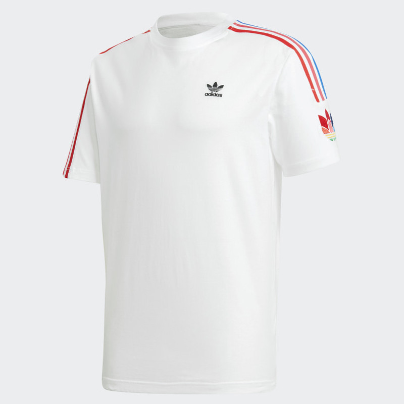BAJU SNEAKERS ADIDAS Adicolor 3D Trefoil 3-Stripes Tee