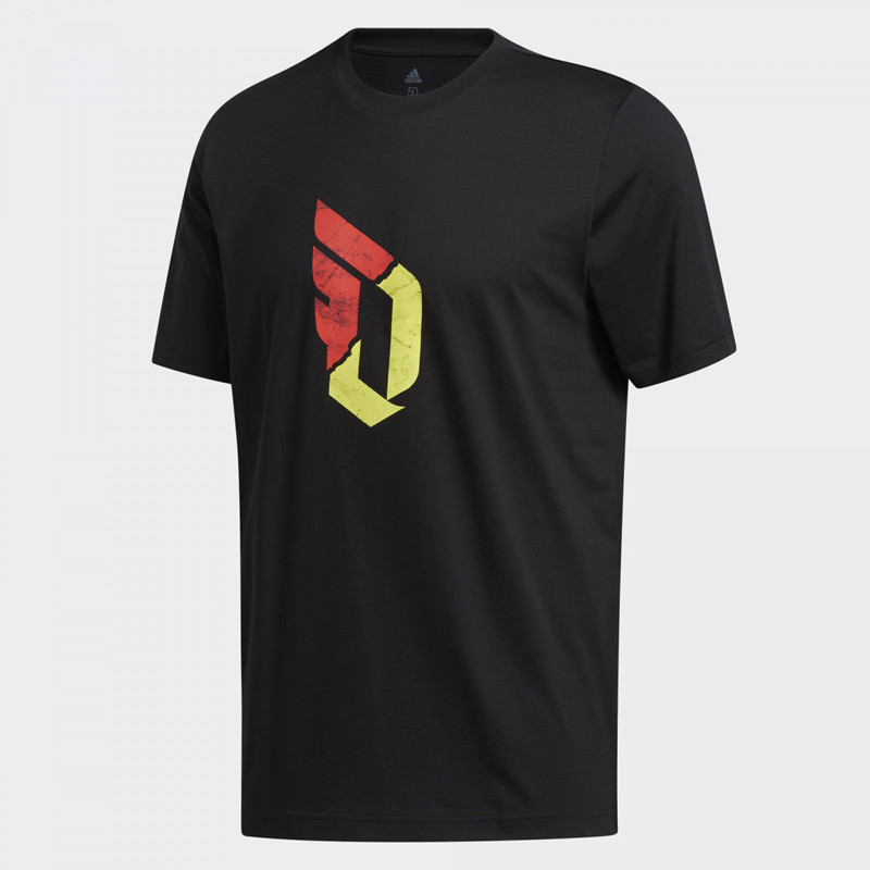 BAJU BASKET ADIDAS Dame Duality Logo Tee