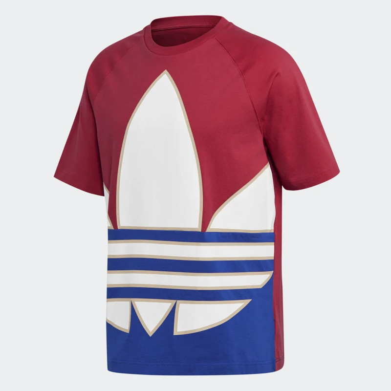 BAJU SNEAKERS ADIDAS Big Trefoil Blocked Colorblock Tee