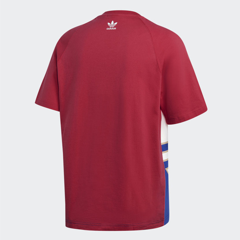 BAJU SNEAKERS ADIDAS Big Trefoil Blocked Colorblock Tee