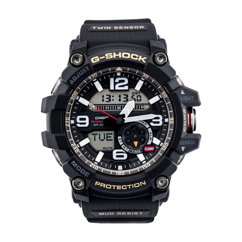 JAM TANGAN  CASIO G-Shock MUDMASTER Twin Sensor 200M Water Resistance