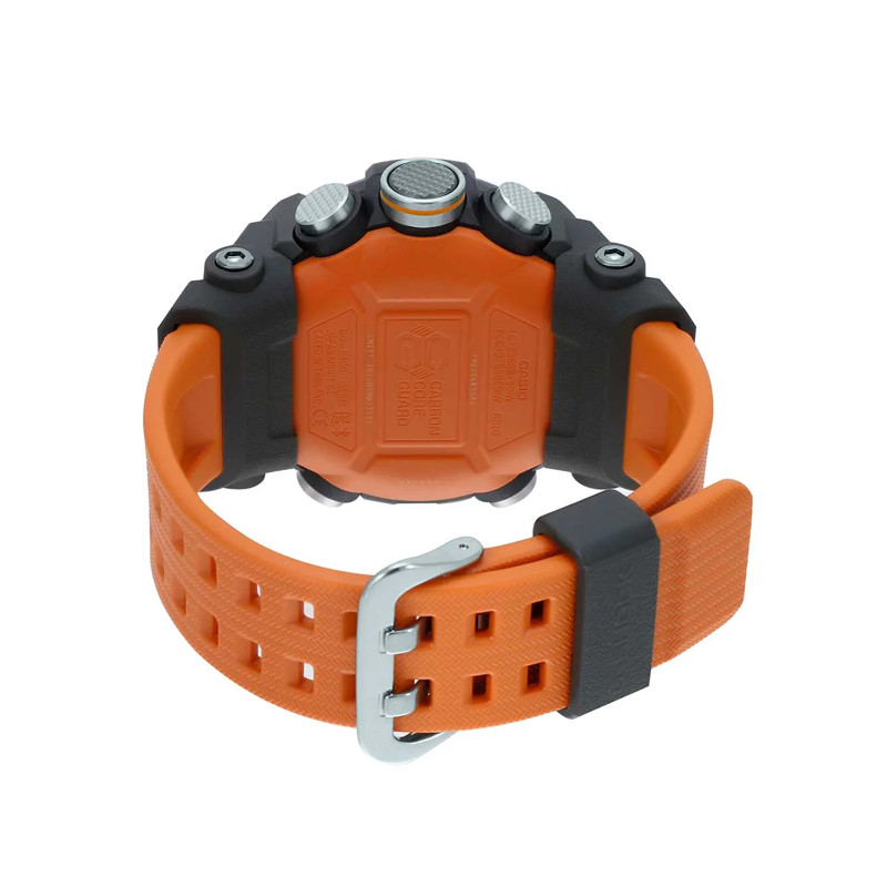 G-shock Mudmaster Digital Analog Dial Orange Resin Strap foto 2