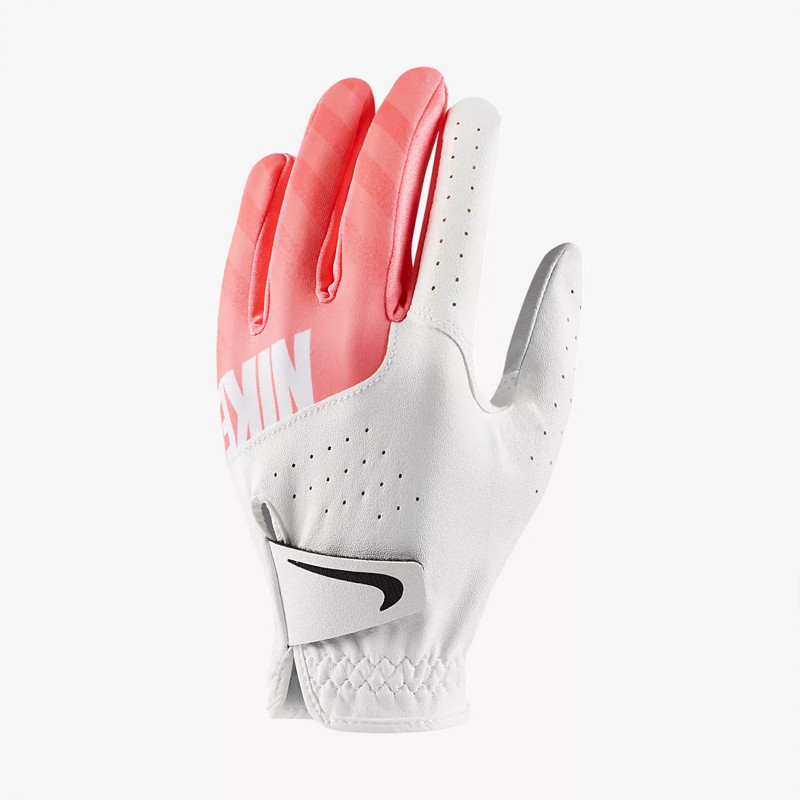 Peralatan Golf Nike Wmns Sport Golf Glove left Regular White Pink