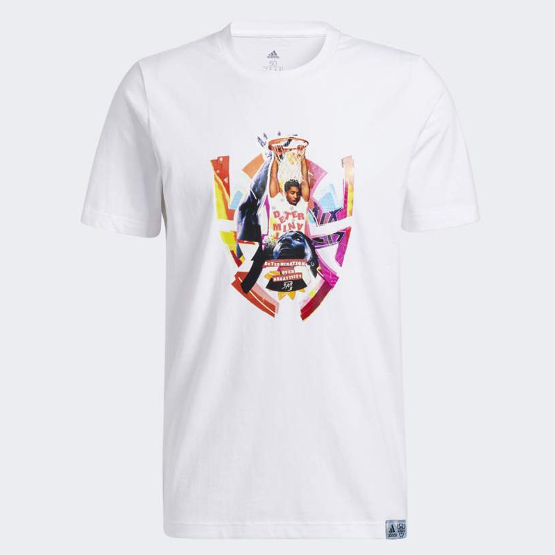 BAJU SNEAKERS ADIDAS DONOVAN MITCHELL ABSTRACTION Tee