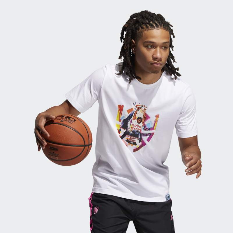 BAJU SNEAKERS ADIDAS DONOVAN MITCHELL ABSTRACTION Tee