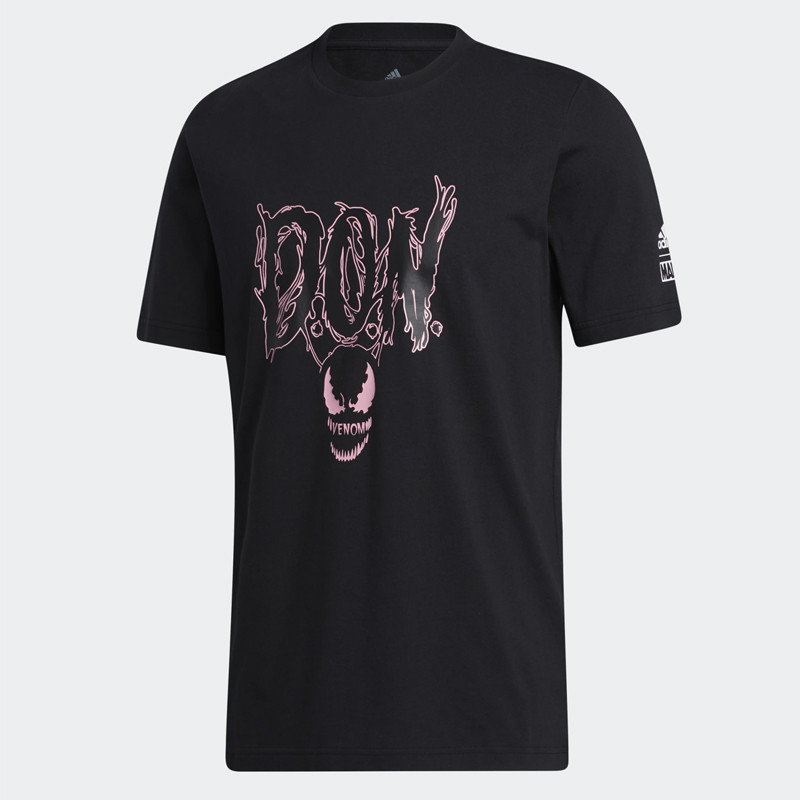 BAJU BASKET ADIDAS D.O.N. ISSUE #2 X MARVEL VENOM TEE