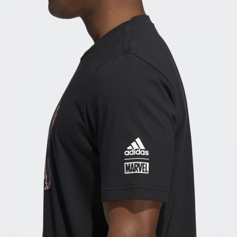 BAJU BASKET ADIDAS D.O.N. ISSUE #2 X MARVEL VENOM TEE