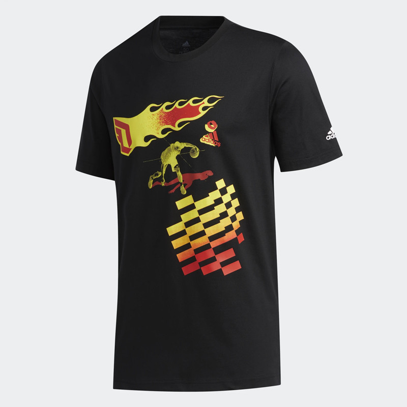 BAJU BASKET ADIDAS Dame Crazy Taxi Tee