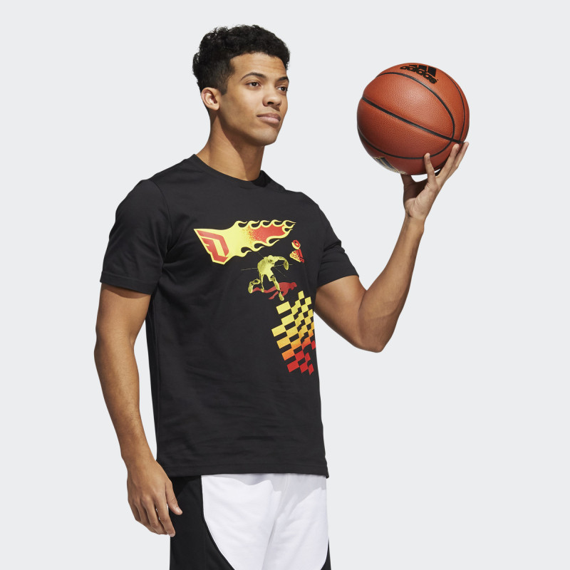BAJU BASKET ADIDAS Dame Crazy Taxi Tee
