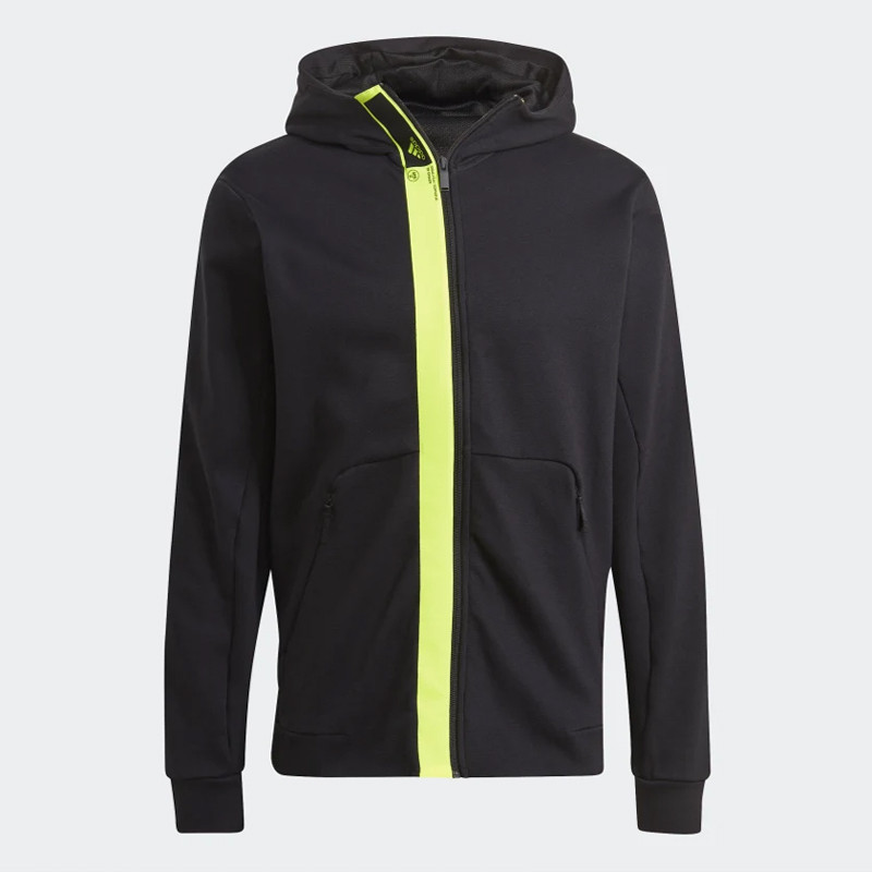 Baju Sneakers Adidas Innovation Motion Full Zip Hoodie Black
