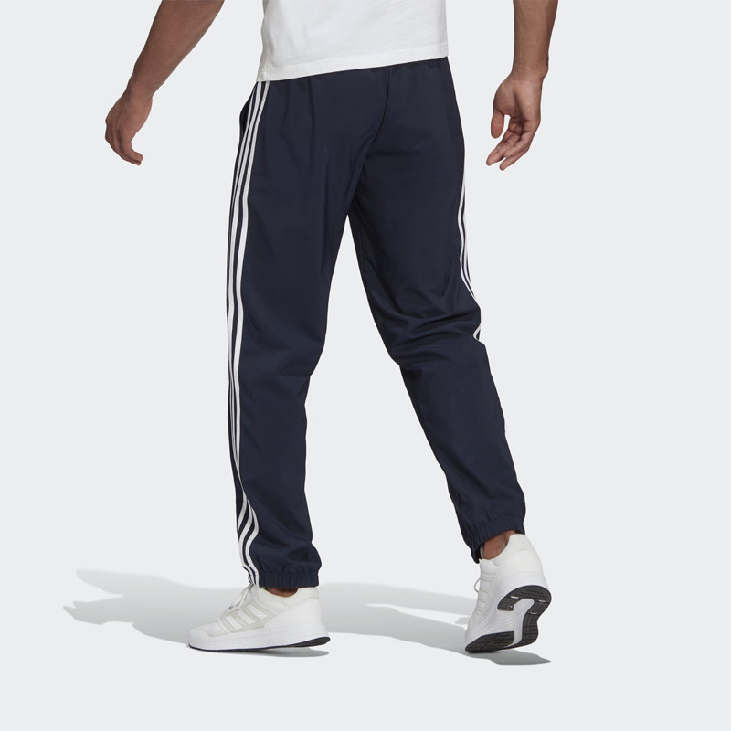 CELANA TRAINING ADIDAS AEROREADY ESSENTIALS ELASTIC CUFF 3-STRIPES PANTS