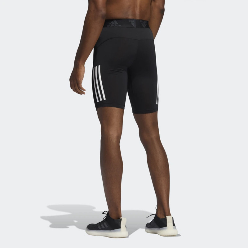 Jual Celana Training Pria Adidas Techfit Stripes Short Tights Black