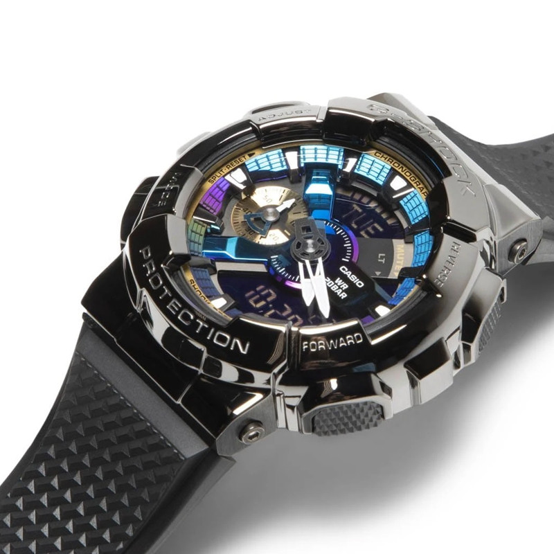 JAM TANGAN  CASIO G-Shock Metal Bezel Analog Digital
