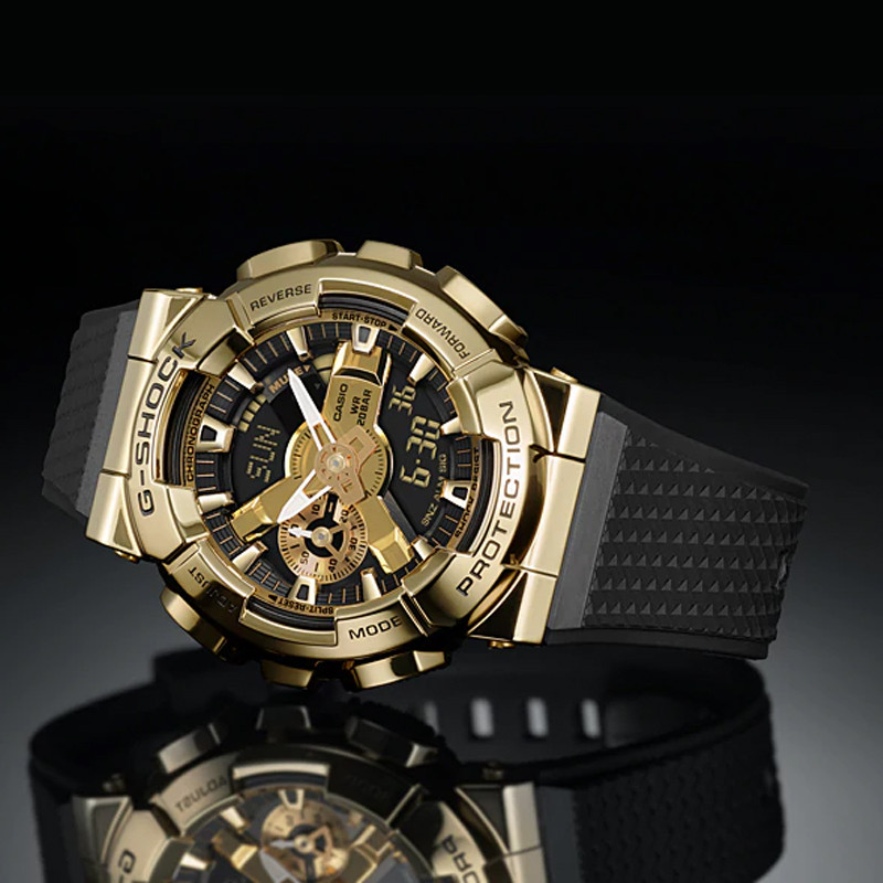 JAM TANGAN  CASIO G-shock Metal Bezel Analog Digital