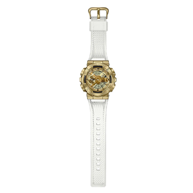 JAM TANGAN  CASIO G-shock Digital Analog Dial Clear Resin Strap