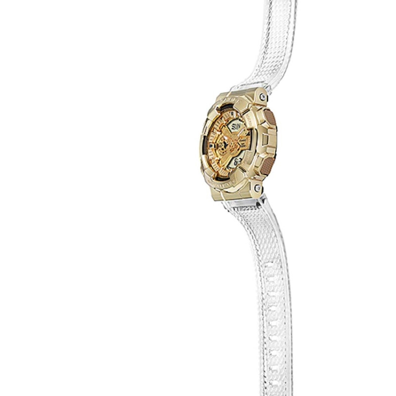 JAM TANGAN  CASIO G-shock Digital Analog Dial Clear Resin Strap