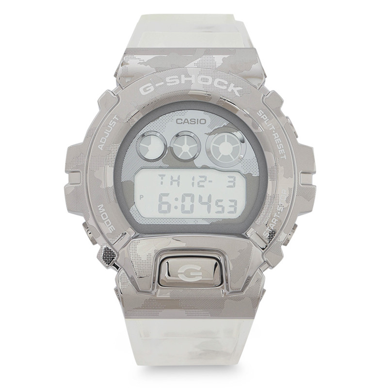 JAM TANGAN  CASIO G-SHOCK SPECIAL COLOUR MODELS SILVER