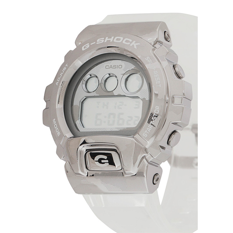 JAM TANGAN  CASIO G-SHOCK SPECIAL COLOUR MODELS SILVER