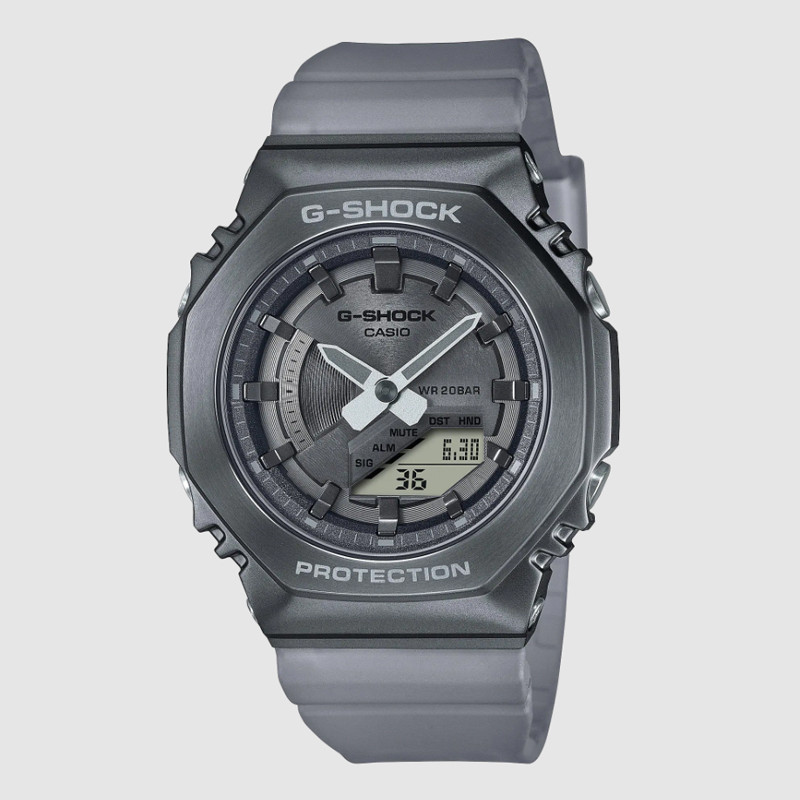 JAM TANGAN  CASIO G-Shock Digital Analog Dial Clear Resin Strap