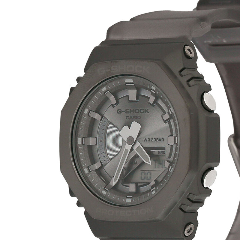 JAM TANGAN  CASIO G-Shock Digital Analog Dial Clear Resin Strap